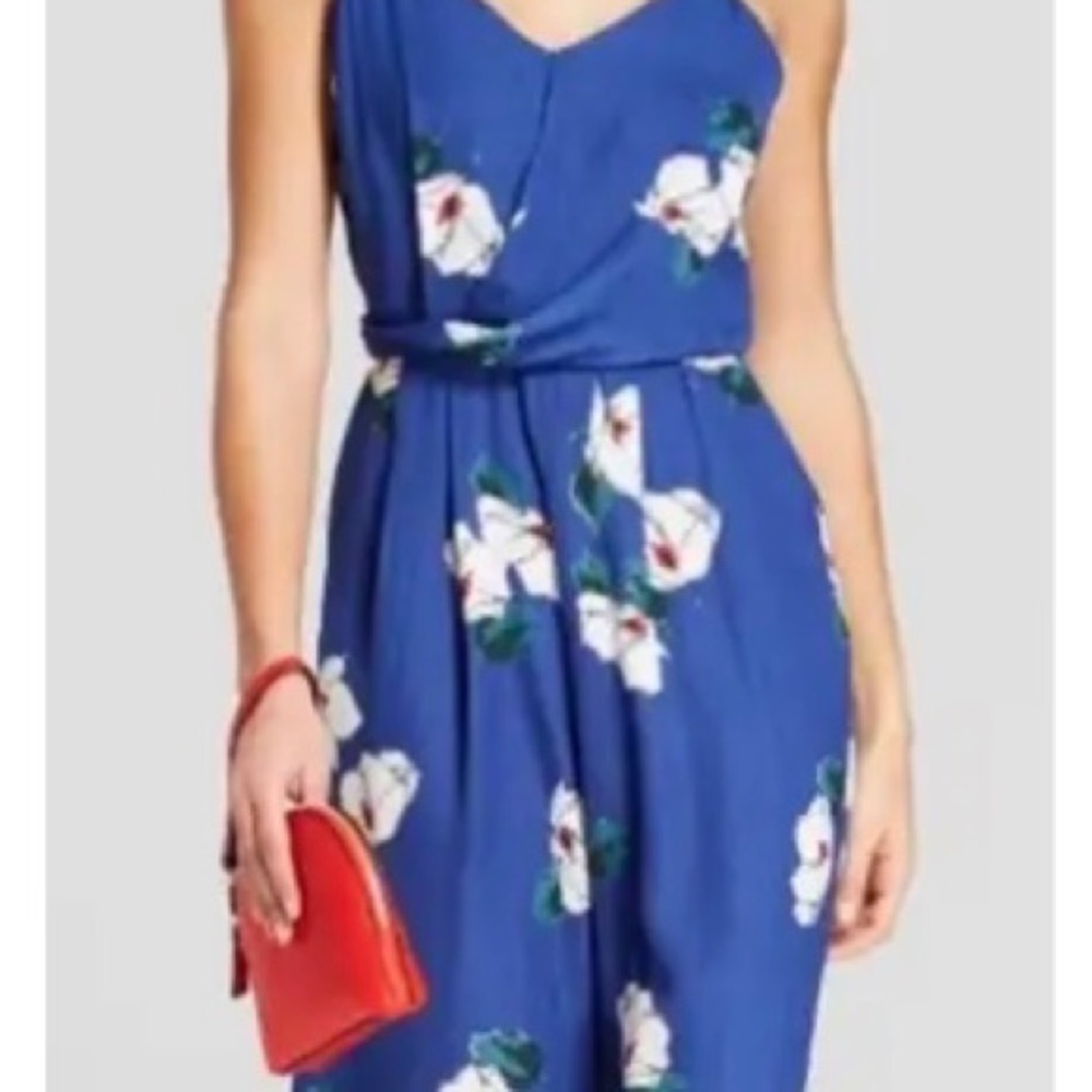 A New Day Crop Length Floral Romper size Small